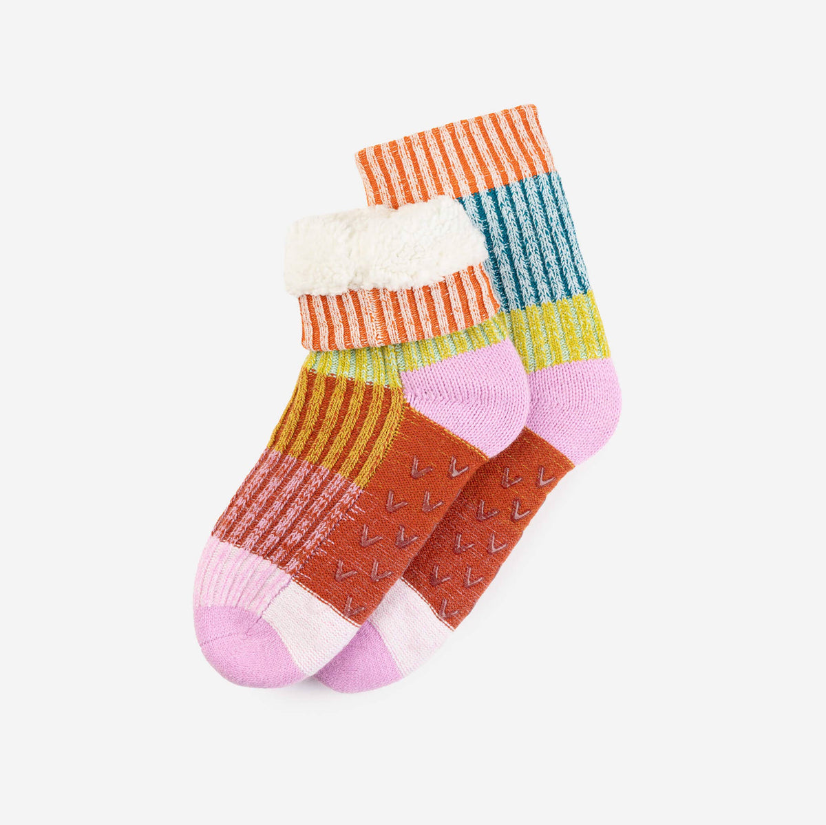 Mosaic House Socks | Rust Lilac | L/XL