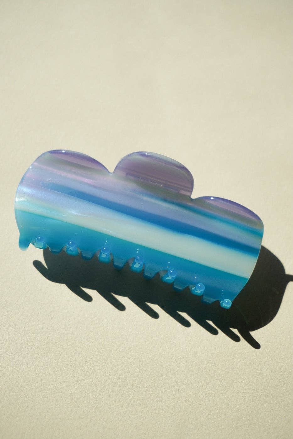 Vase Hair-Claw | Blue Stripes