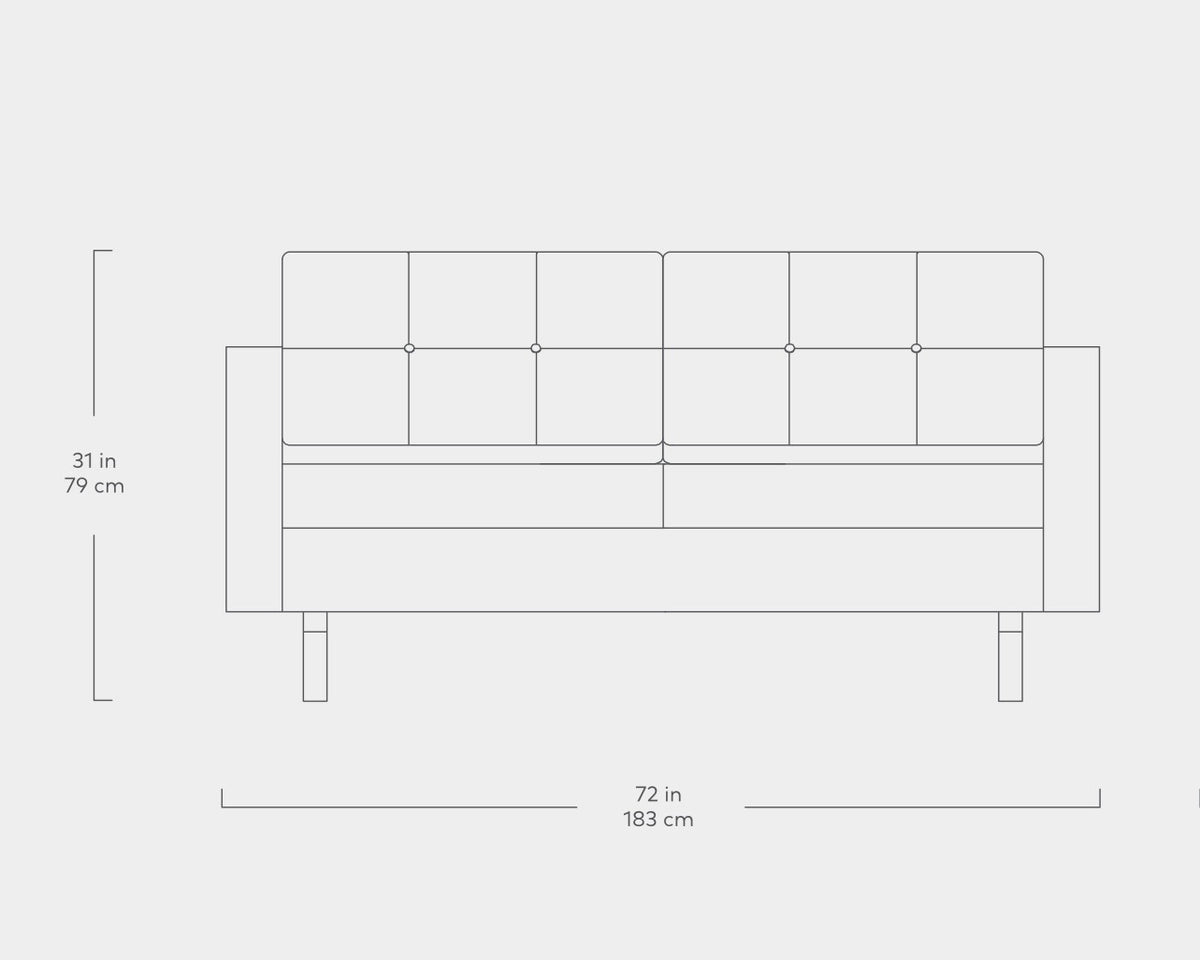 Jane 2 Loft Sofa