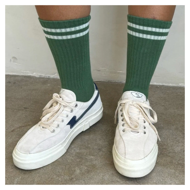 Extended Boyfriend Socks | Moss