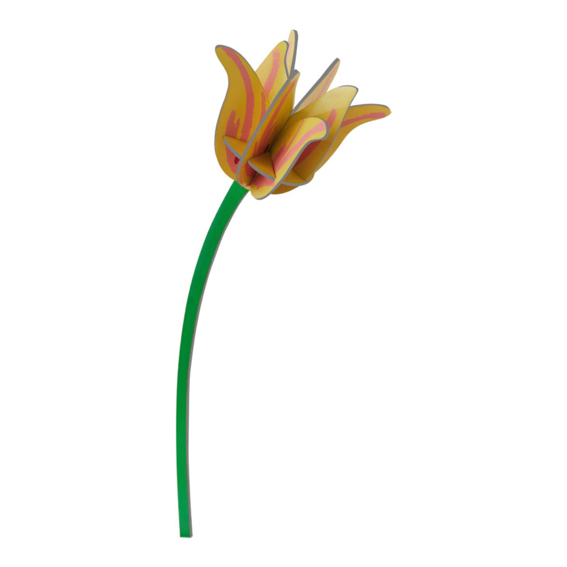 3D Flower | Yellow Tulip