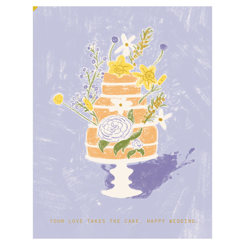 Your Love Takes The Cake | Wedding Card