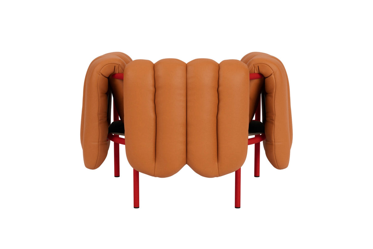 Puffy Lounge Chair | Red Base