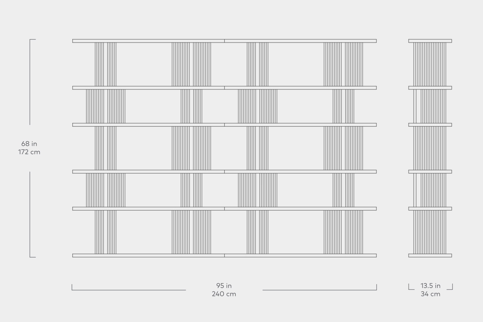 Albion 6-6 Shelving Unit