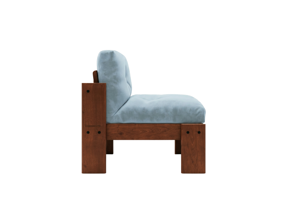 The Bacana Lounge Chair | Recycled Velvet
