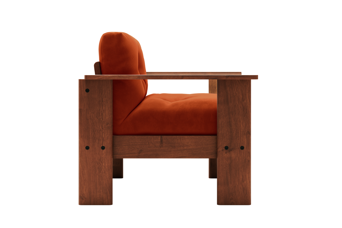 The Bacana Armchair | Recycled Velvet