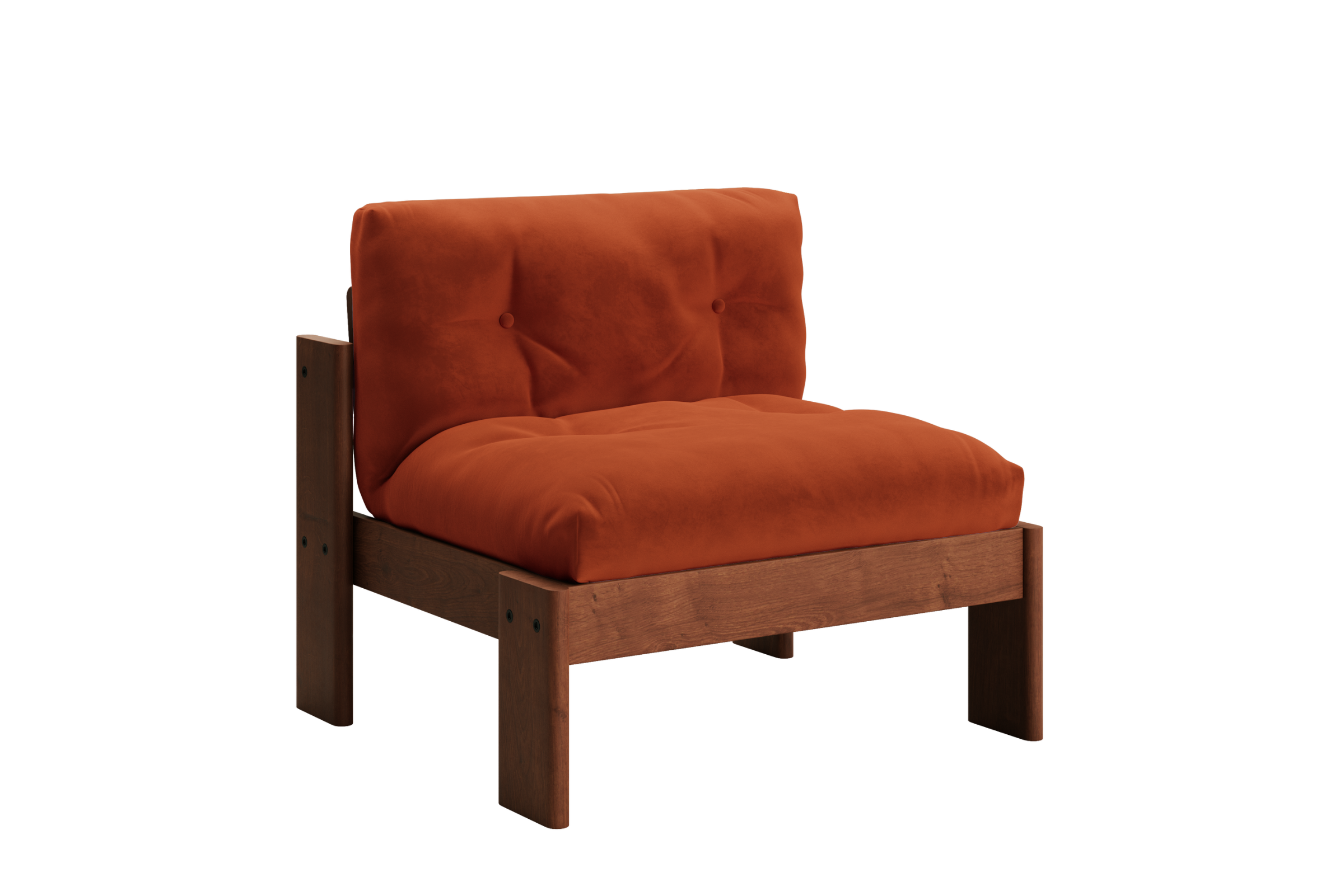 The Bacana Lounge Chair | Recycled Velvet