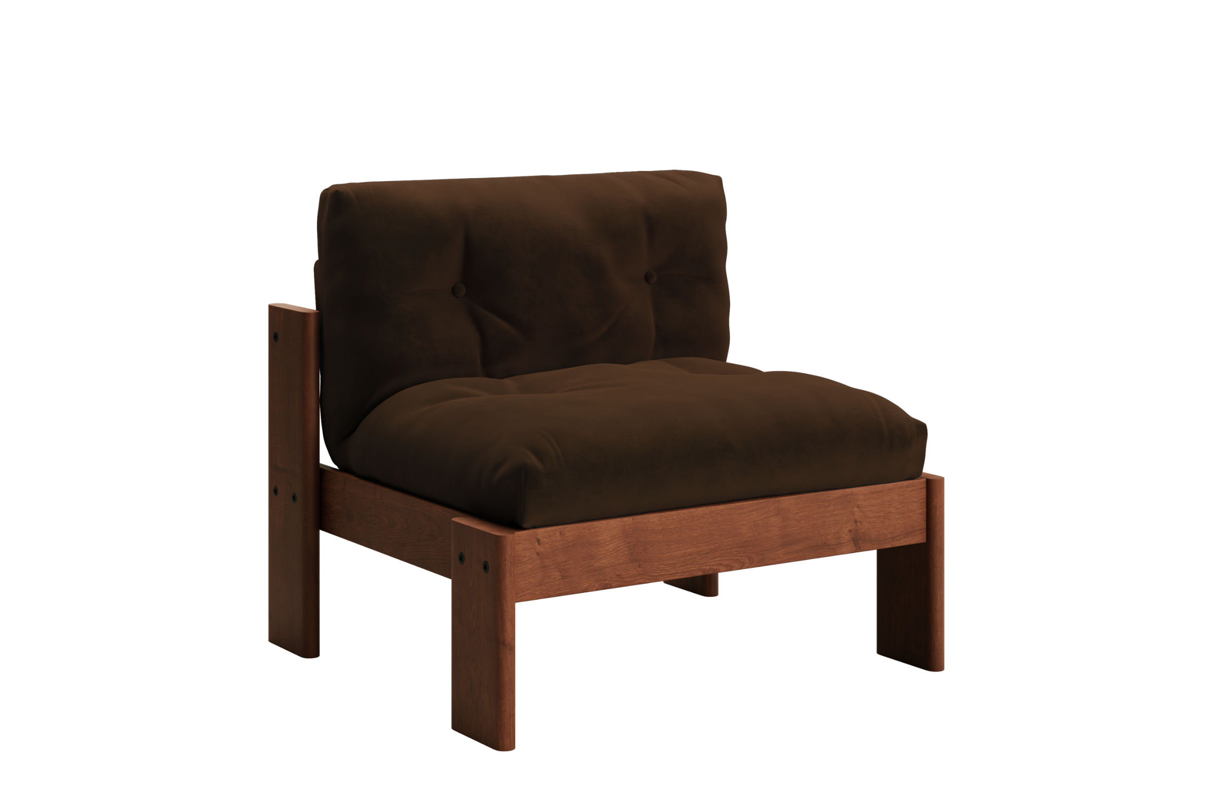 The Bacana Lounge Chair | Recycled Velvet