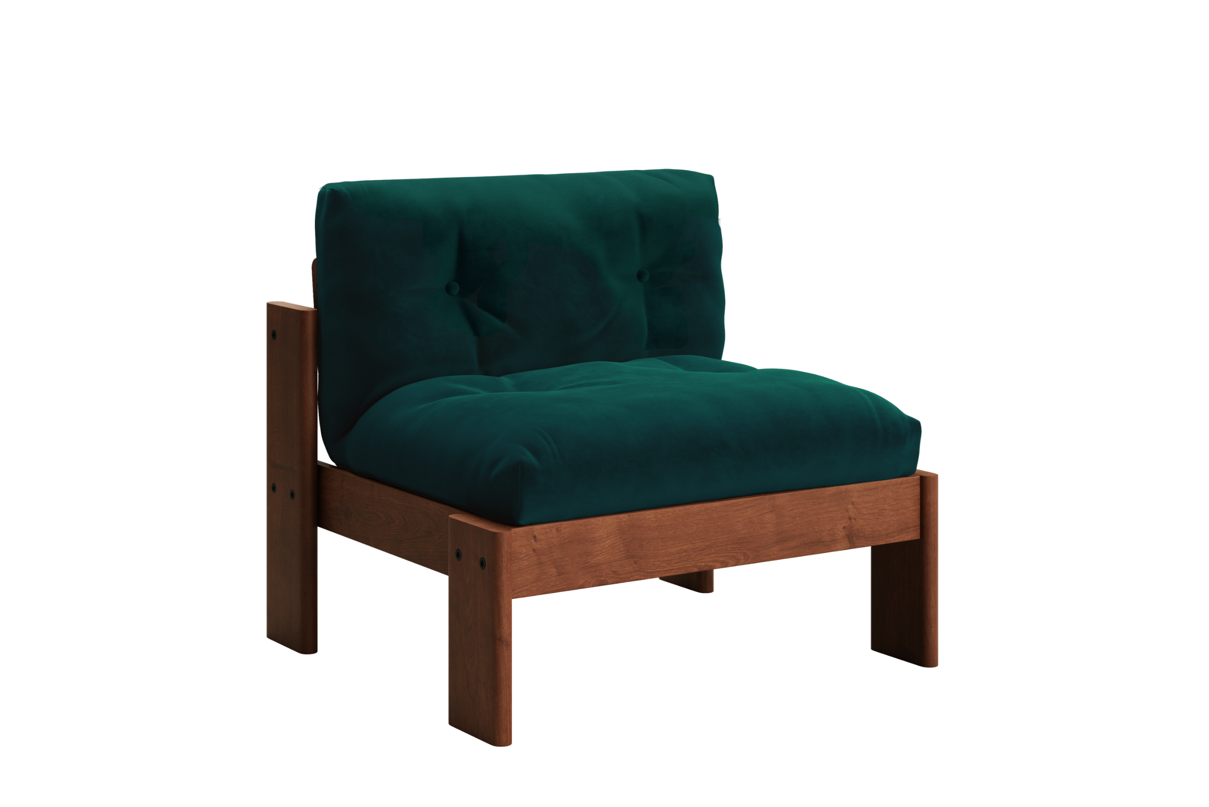 The Bacana Lounge Chair | Recycled Velvet