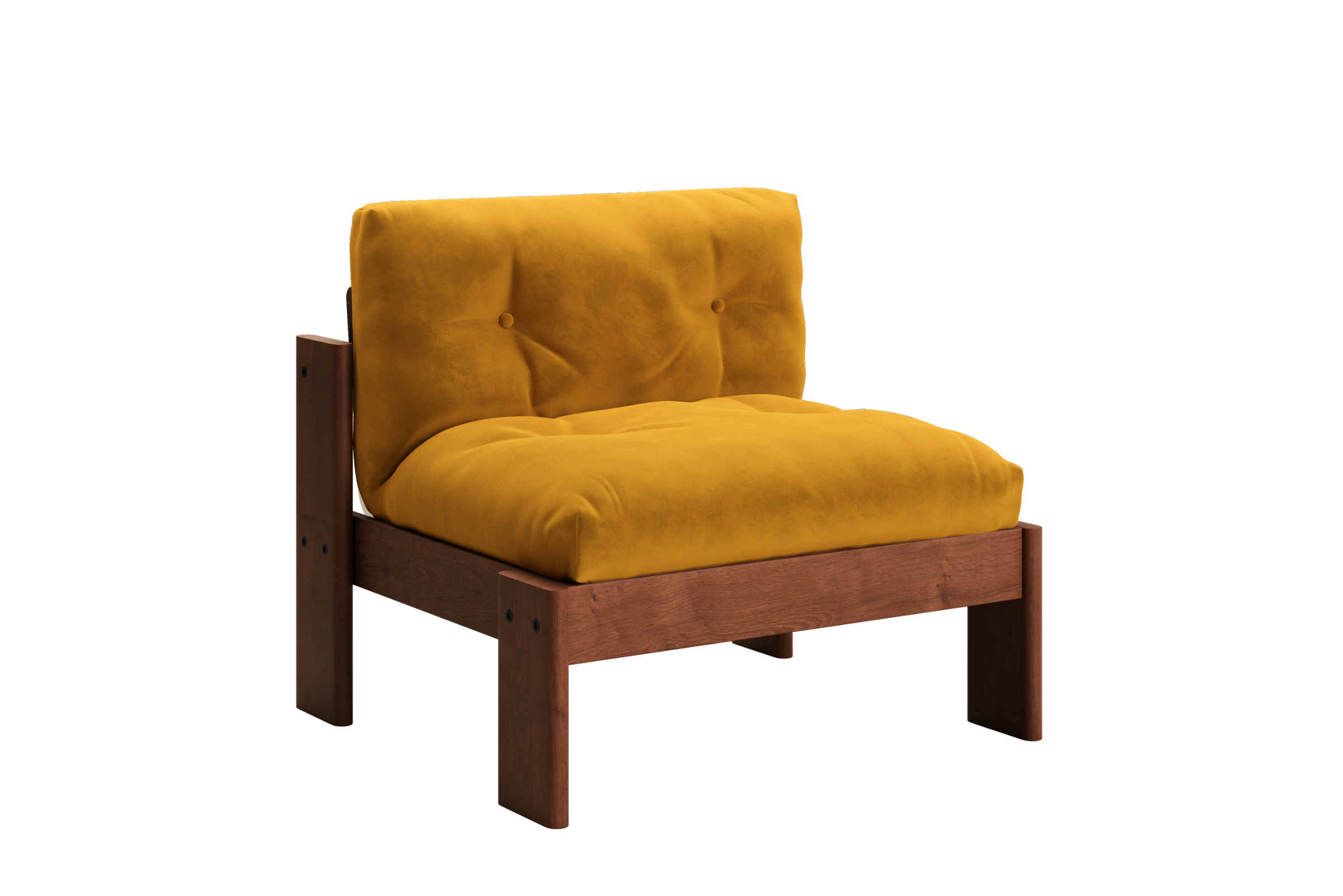 The Bacana Lounge Chair | Recycled Velvet