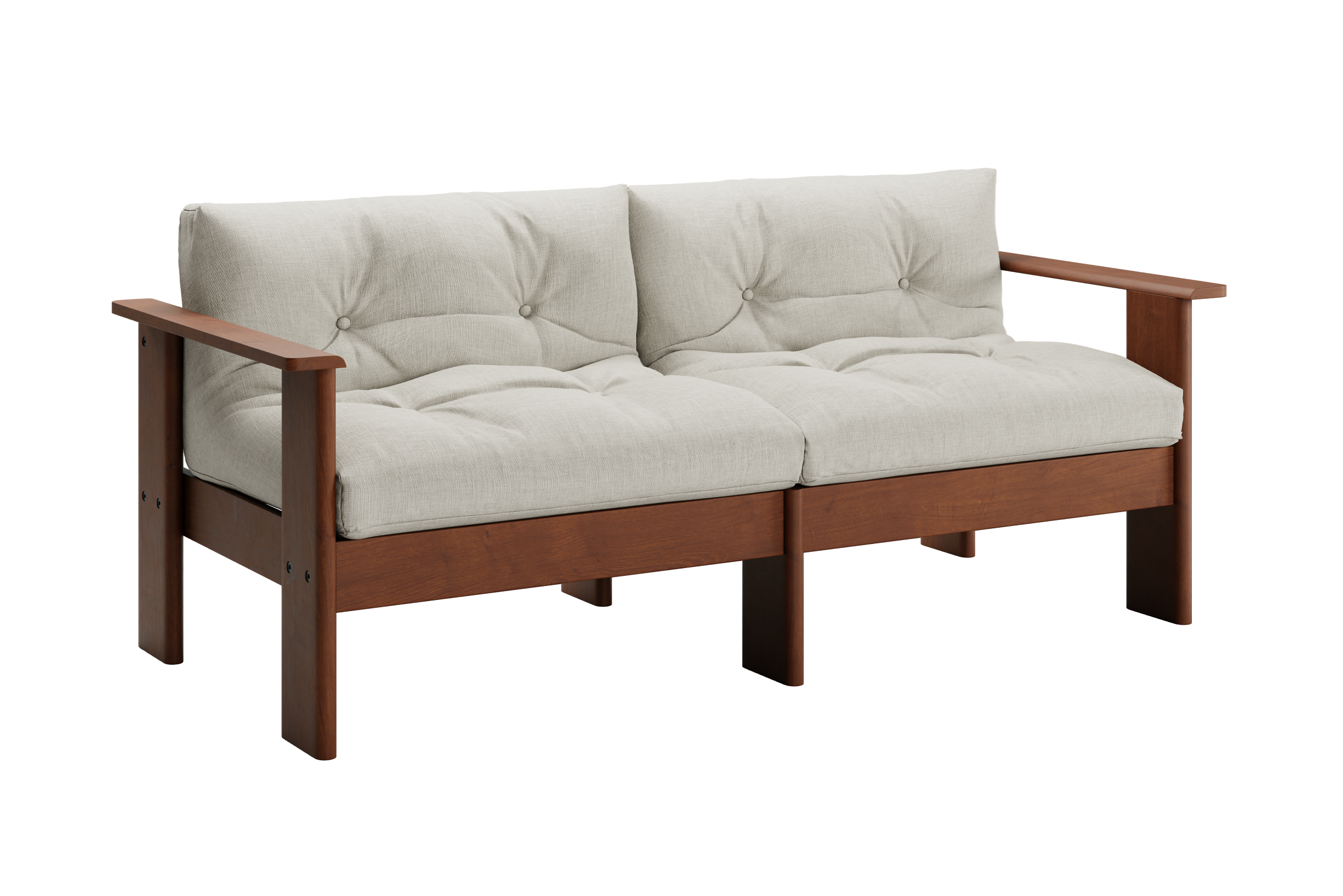 The Bacana Loveseat | Hemp