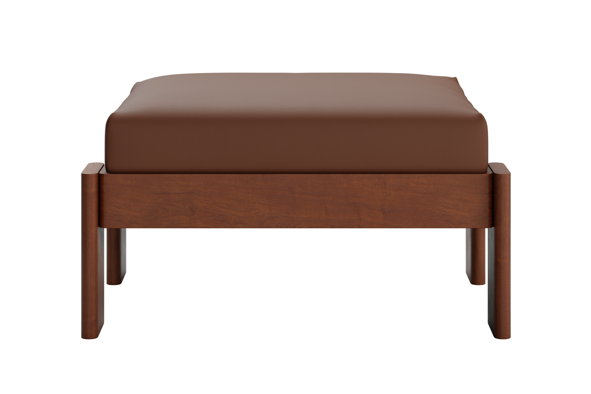 The Bacana Ottoman | Cactus Leather