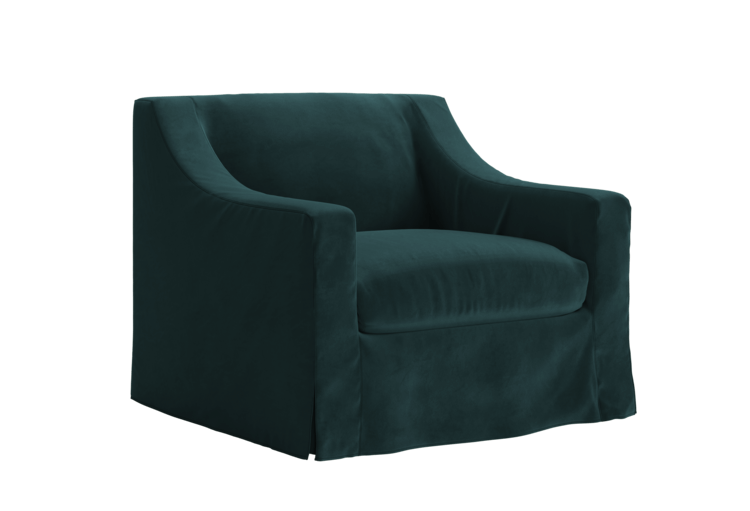 The Evergreen Chair | Recycled Velvet