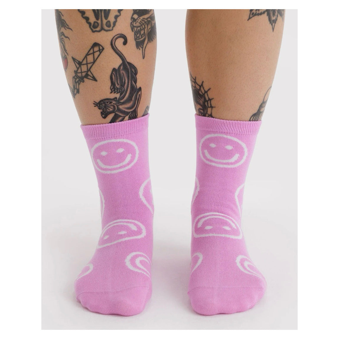 Crew Sock | Pink Happy