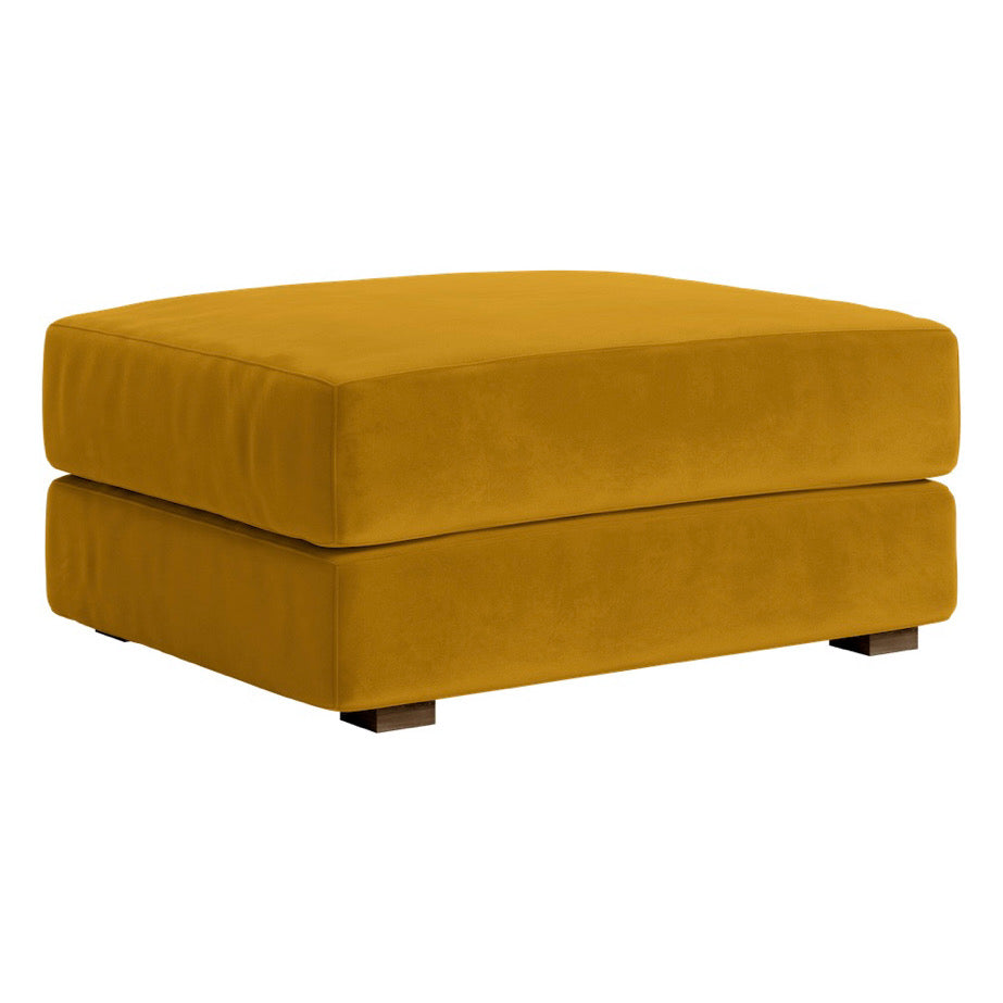 The Elevate Ottoman | Recycled Velvet