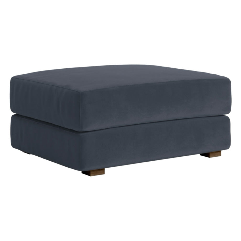The Elevate Ottoman | Recycled Velvet