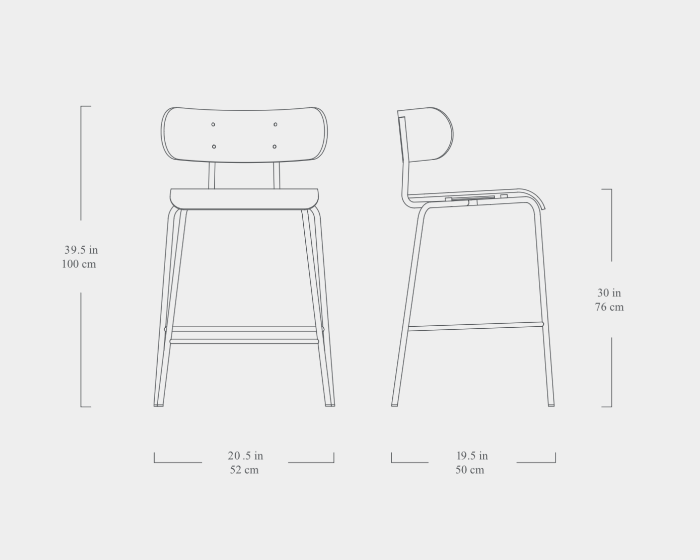 Bantam Bar Stool