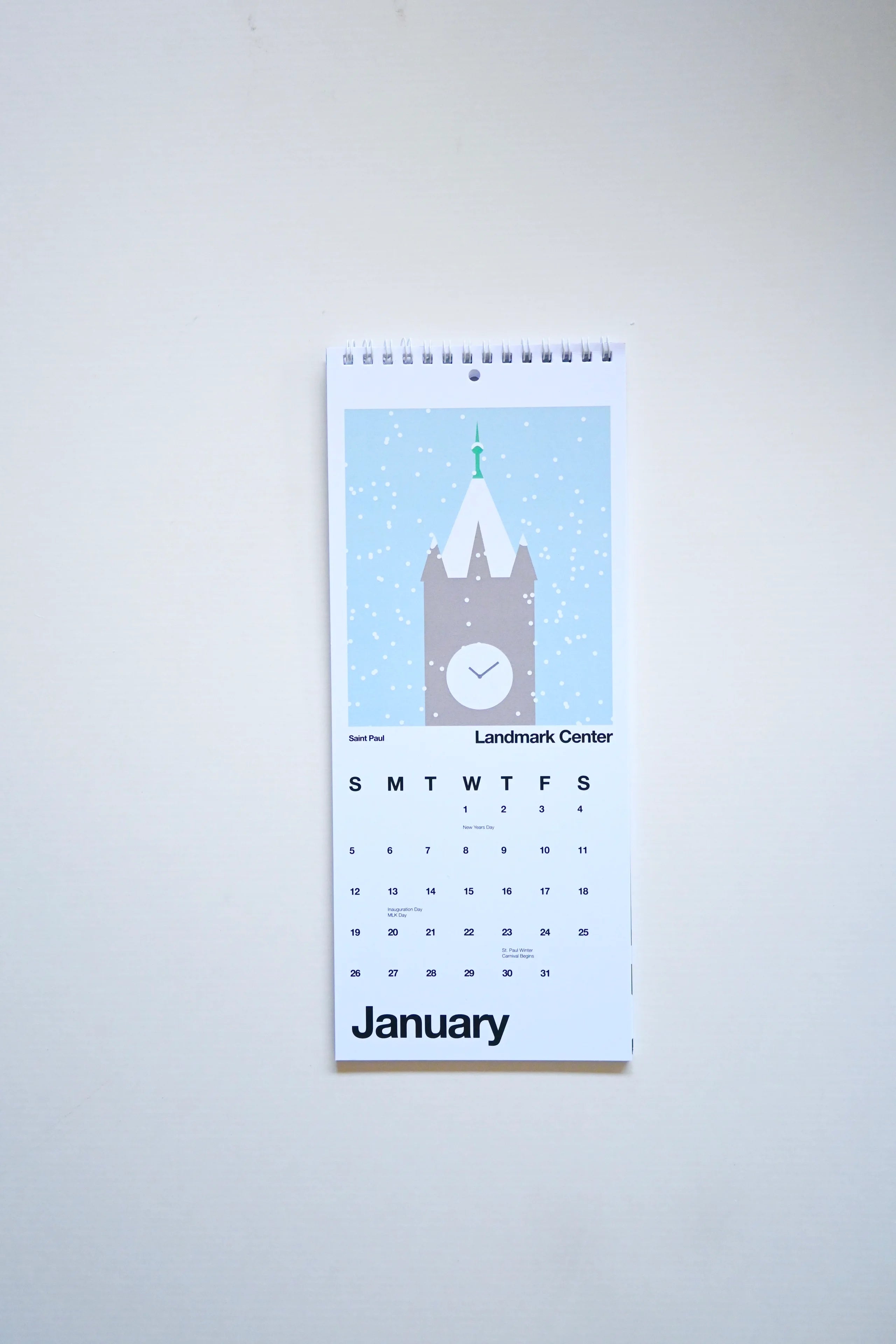 2025 Calendar Minneapolis Minimalism