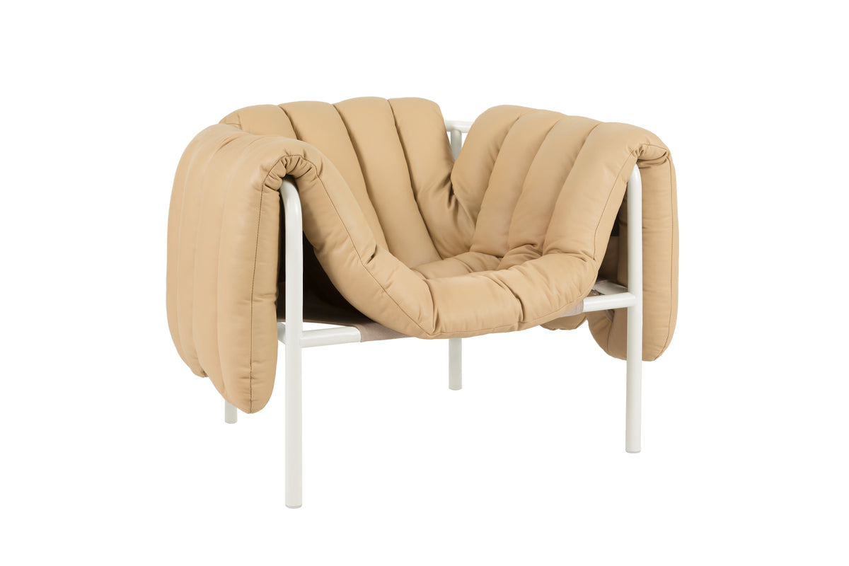 Puffy Lounge Chair | Cream Base