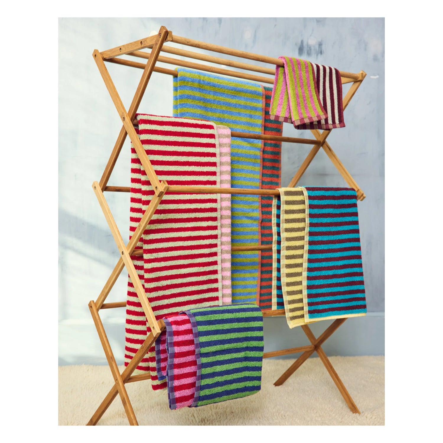 Bug Stripe Towel | Set of Five