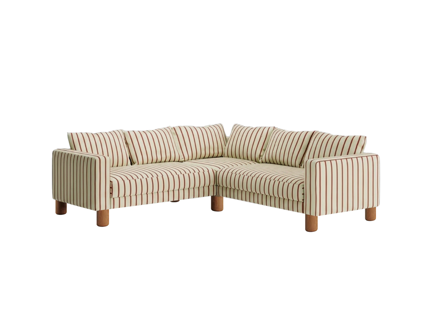 The Essential Corner Sectional | 5 Seat | Hemp Blend