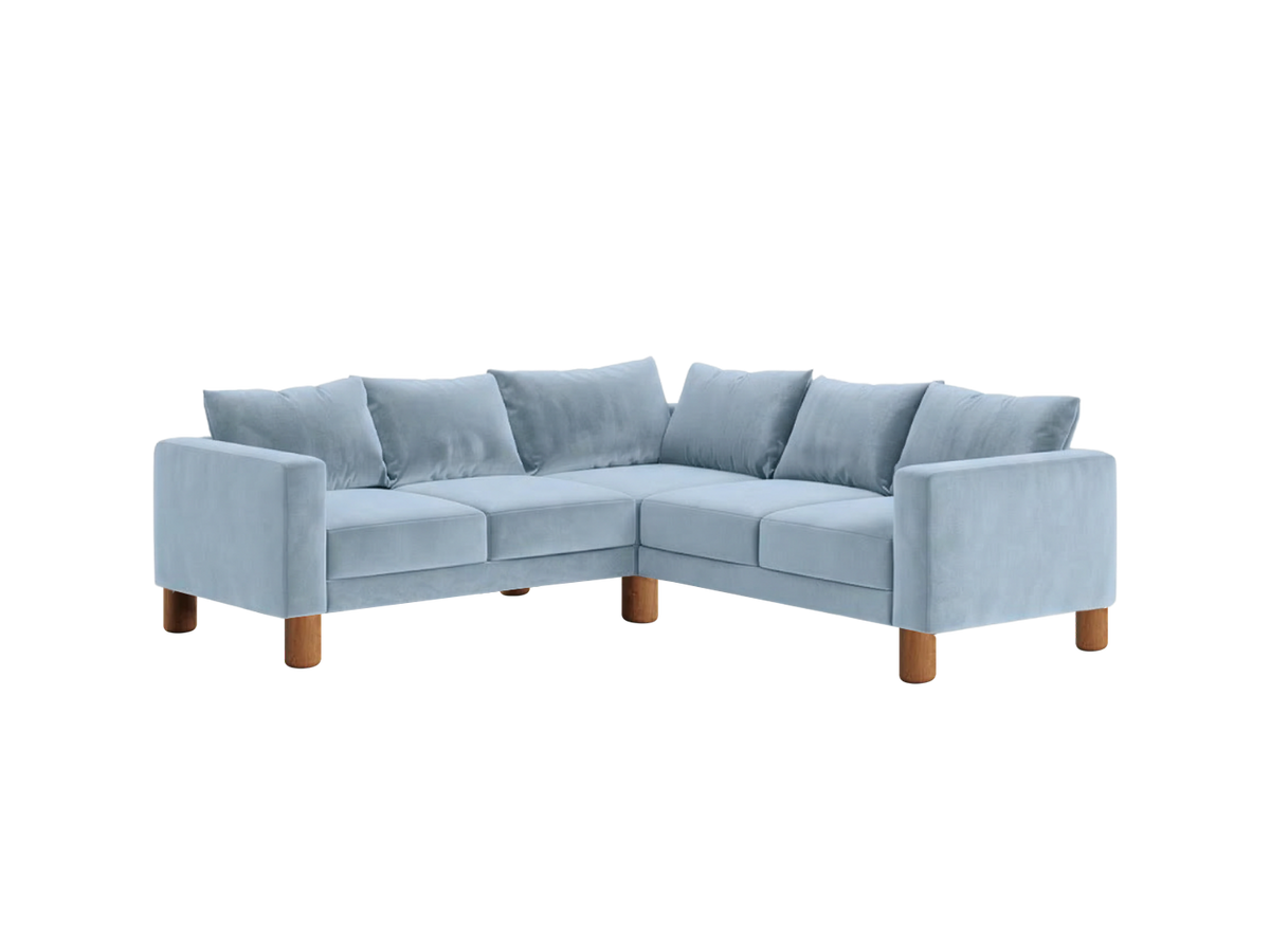 The Essential Corner Sectional | 5 Seat | Recycled Velvet