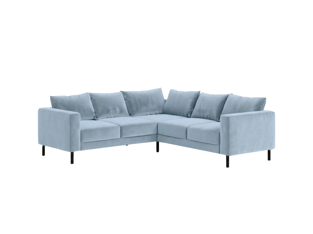 The Essential Corner Sectional | 5 Seat | Recycled Velvet