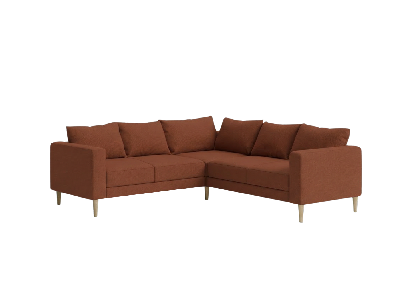 The Essential Corner Sectional | 5 Seat | Hemp Blend