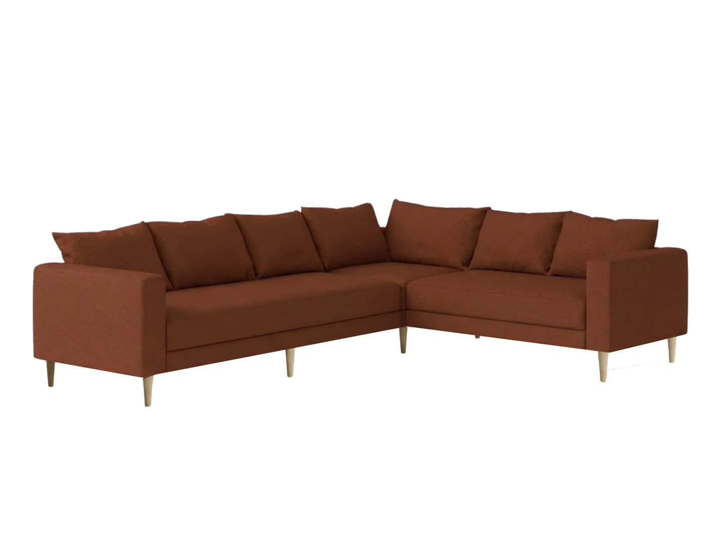 The Essential Corner Sectional | 6 Seat | Hemp Blend