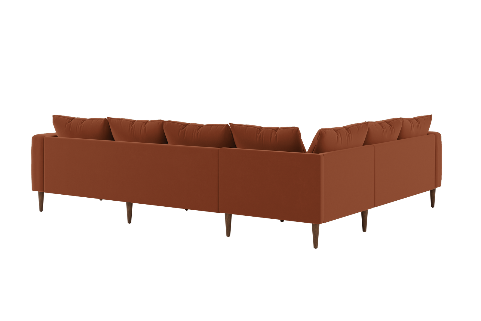 The Essential Corner Sectional | 6 Seat | Recycled Velvet