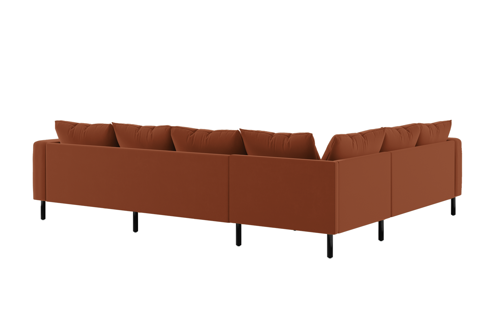 The Essential Corner Sectional | 6 Seat | Recycled Velvet