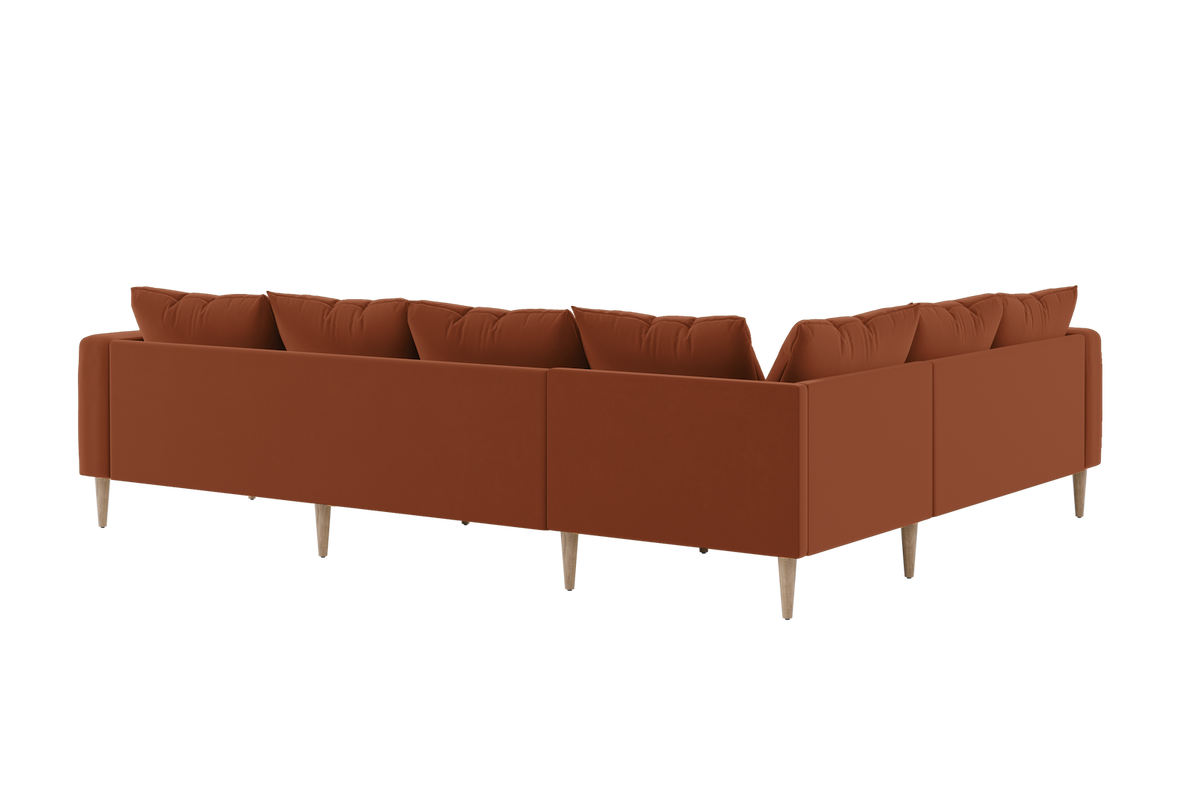 The Essential Corner Sectional | 6 Seat | Recycled Velvet
