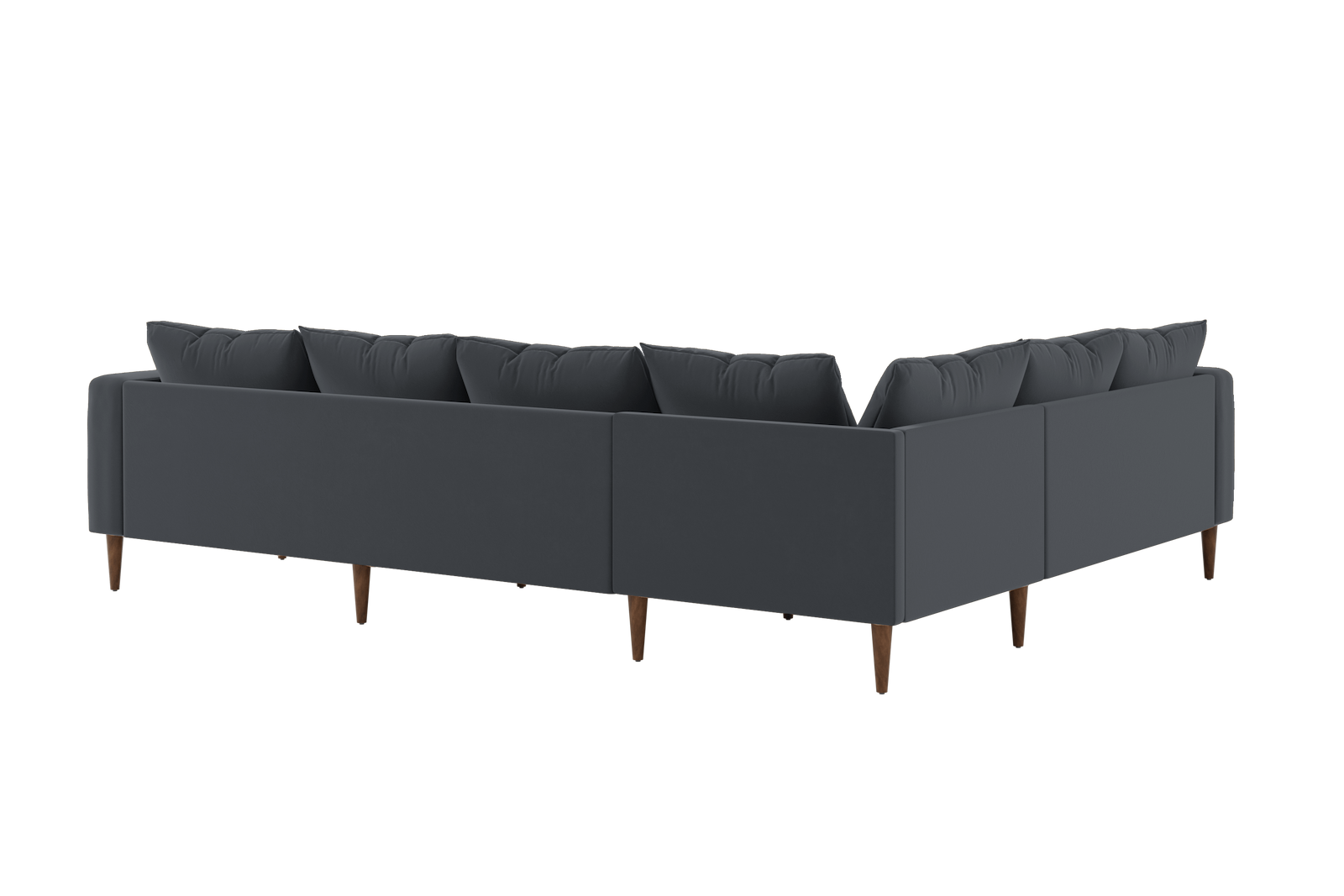 The Essential Corner Sectional | 6 Seat | Recycled Velvet