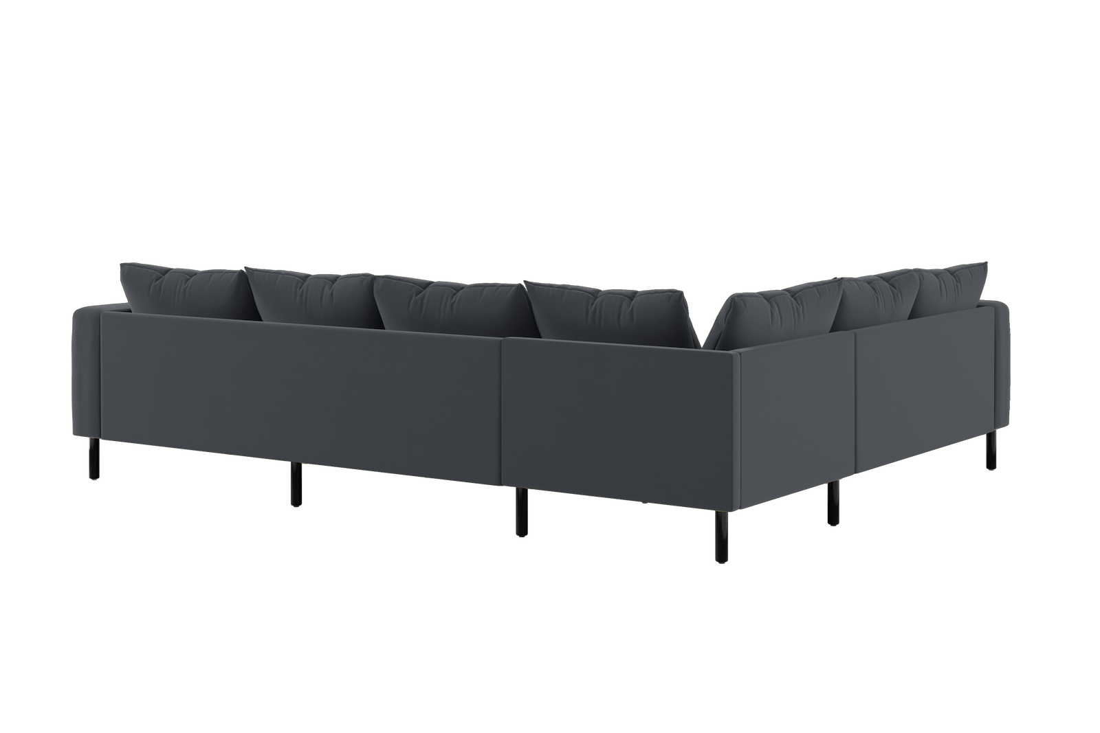 The Essential Corner Sectional | 6 Seat | Recycled Velvet