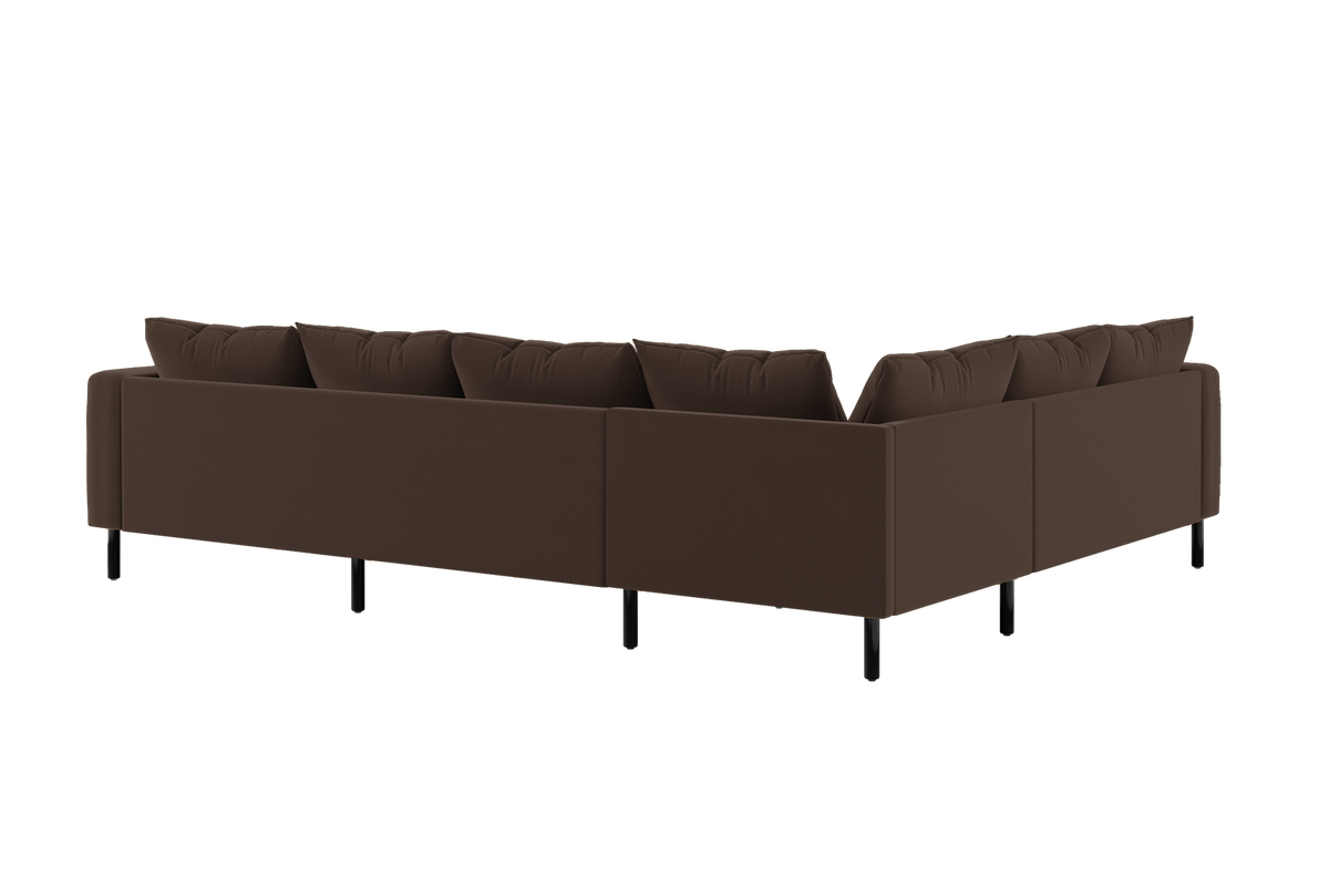 The Essential Corner Sectional | 6 Seat | Recycled Velvet