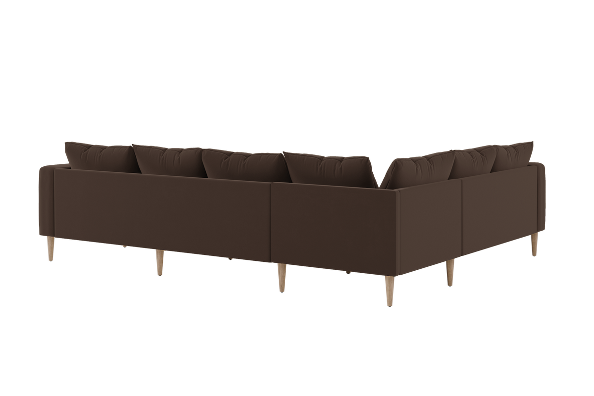 The Essential Corner Sectional | 6 Seat | Recycled Velvet