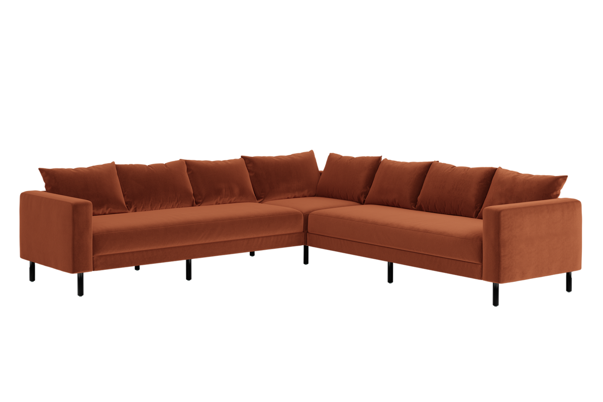 The Essential Corner Sectional | 7 Seat | Recycled Velvet