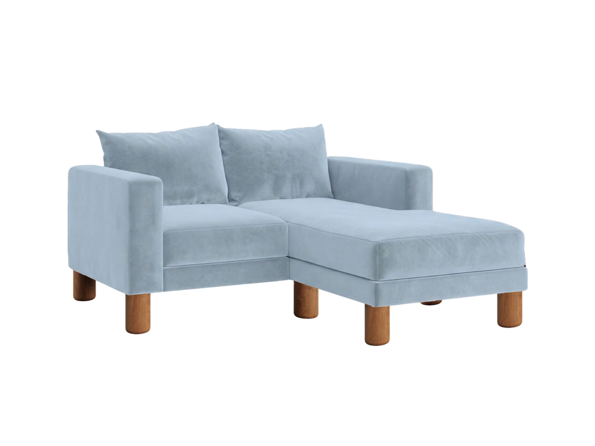 The Essential Loveseat Sectional | Recycled Velvet