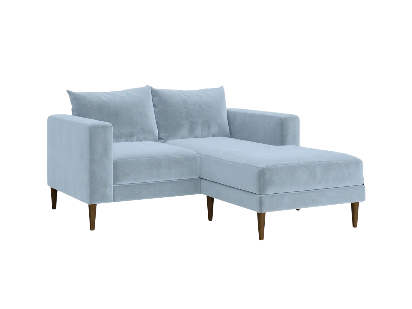 The Essential Loveseat Sectional | Recycled Velvet