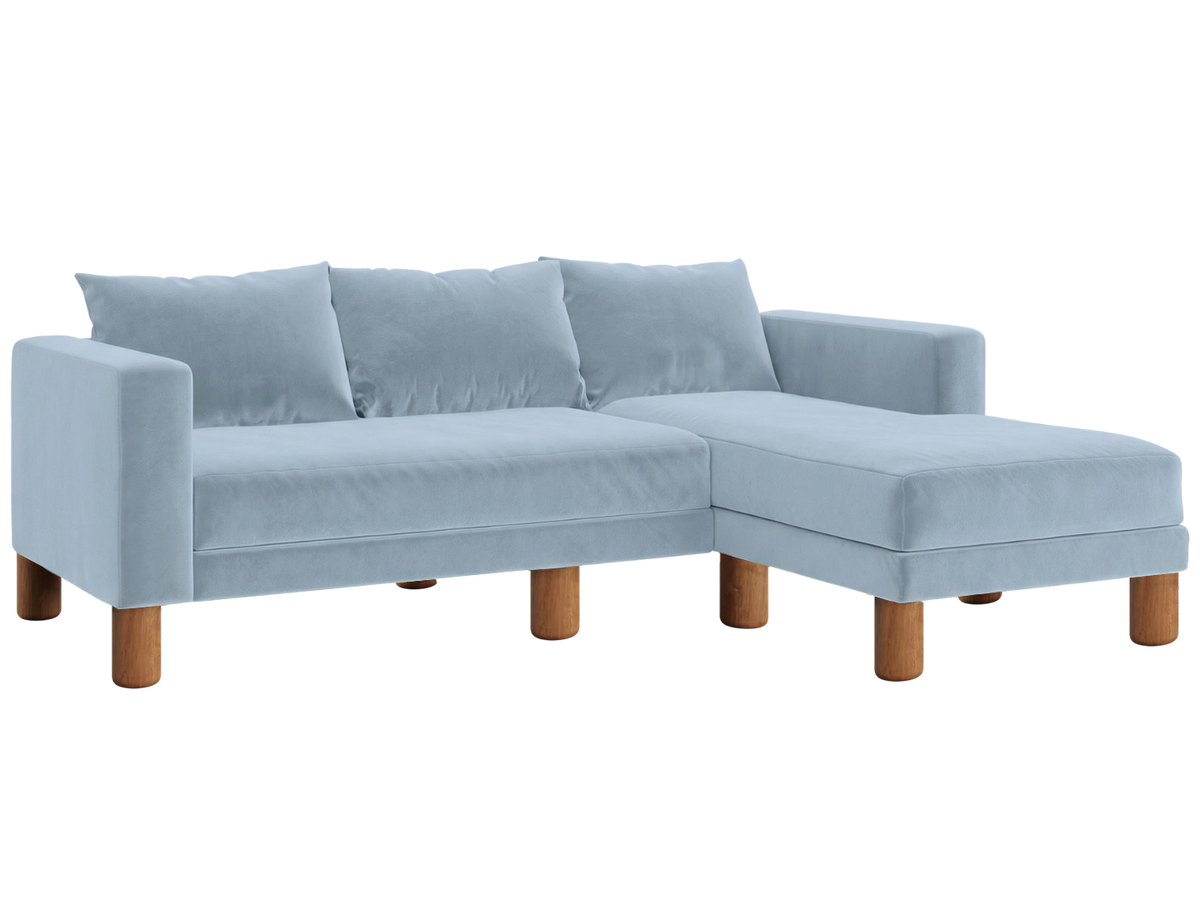 The Essential Sectional | Recycled Velvet