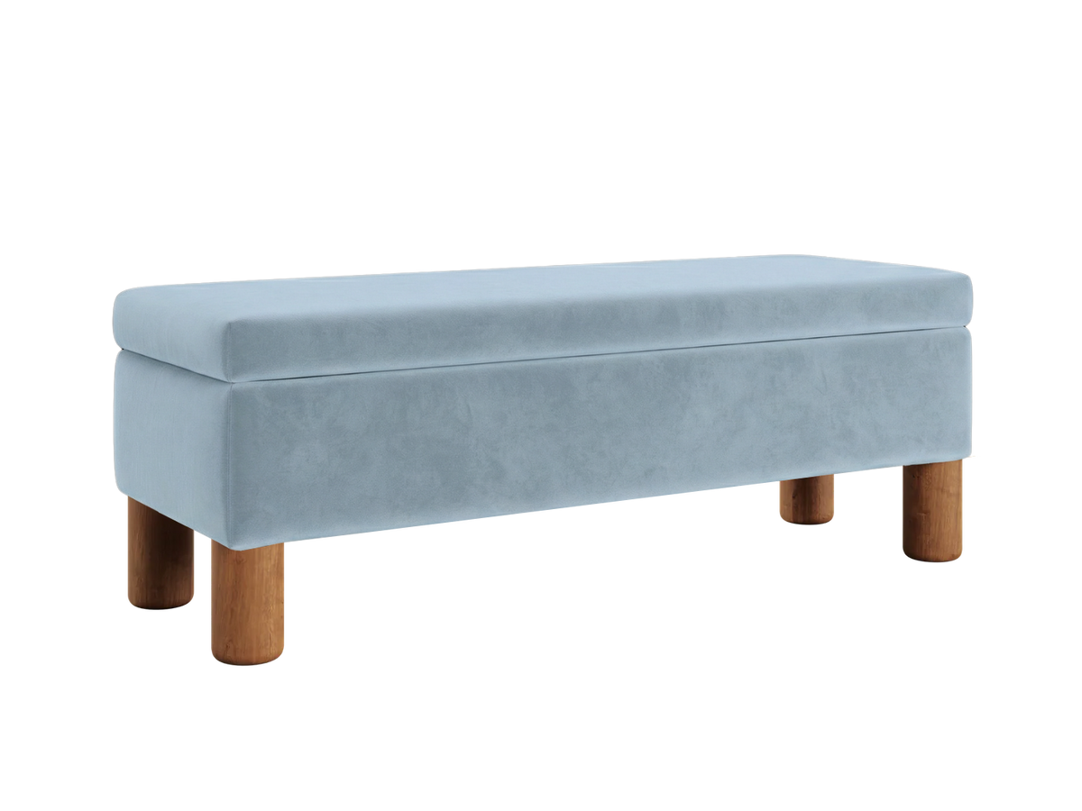 The Essential Storage Bench | Recycled Velvet