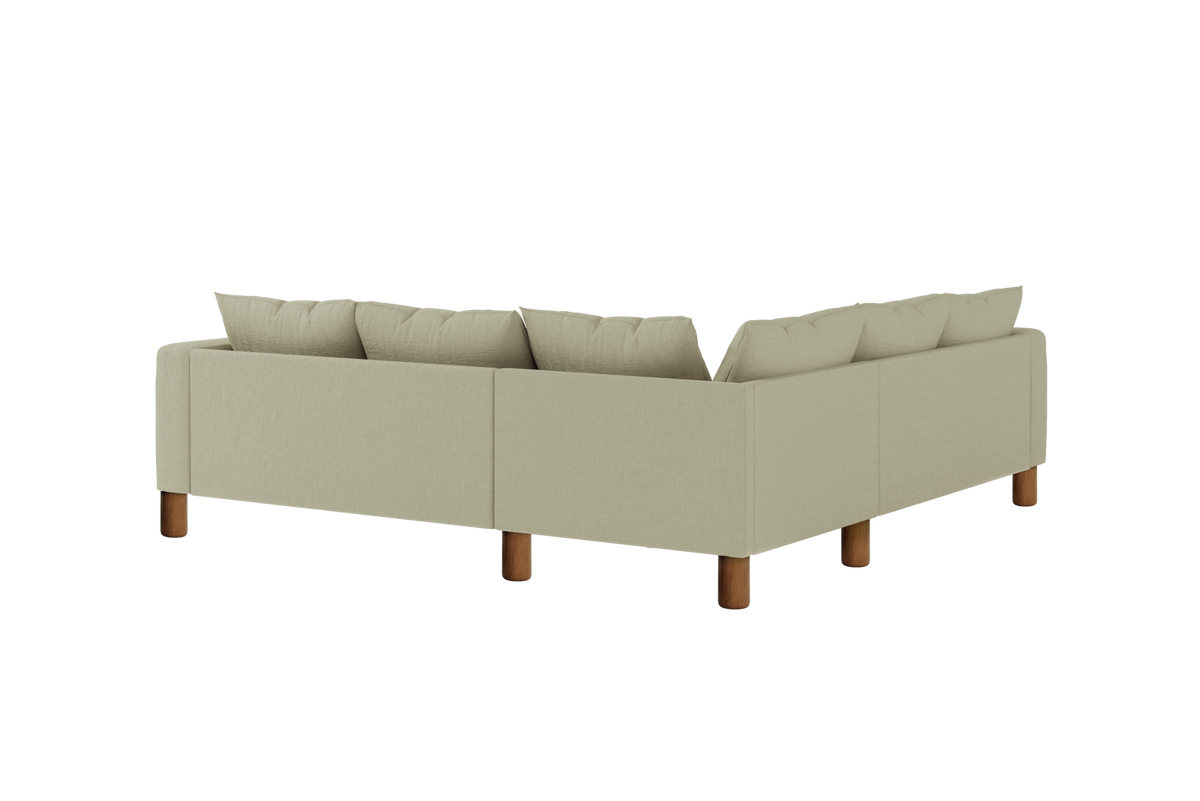The Essential Corner Sectional | 5 Seat | Hemp Blend