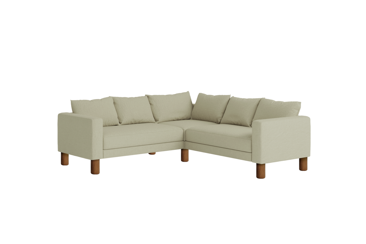 The Essential Corner Sectional | 5 Seat | Hemp Blend