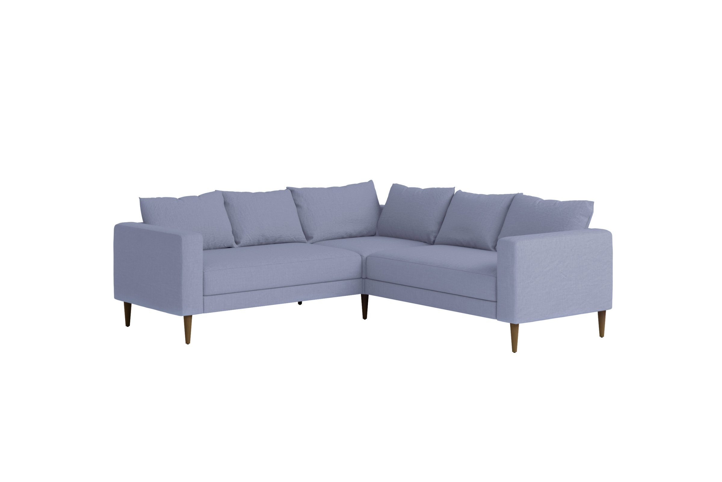 The Essential Corner Sectional | 5 Seat | Hemp Blend