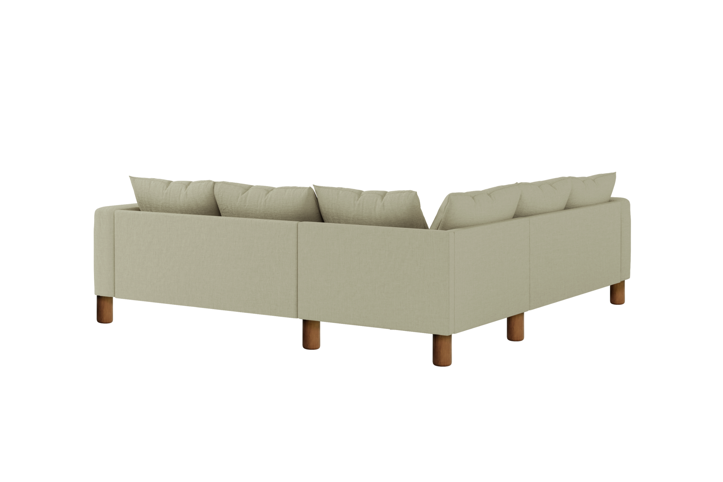 The Essential Corner Sectional | 5 Seat | Hemp Blend