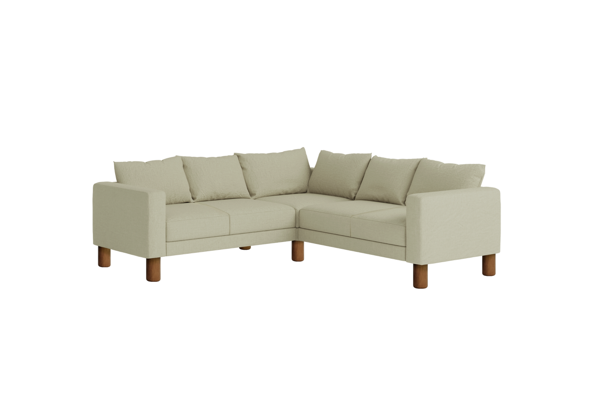 The Essential Corner Sectional | 5 Seat | Hemp Blend