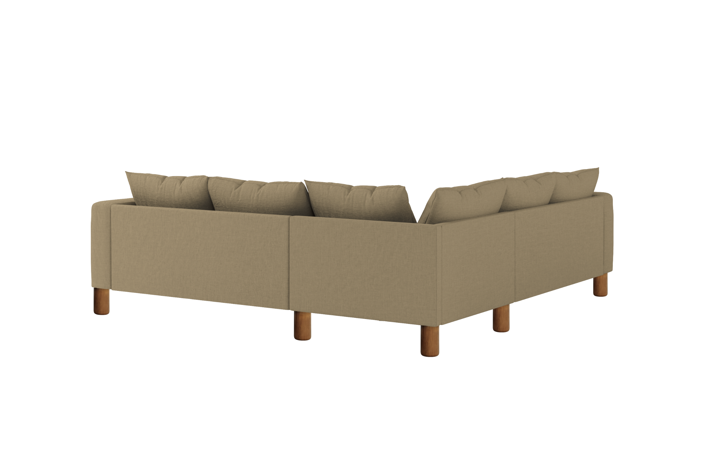 The Essential Corner Sectional | 5 Seat | Hemp Blend