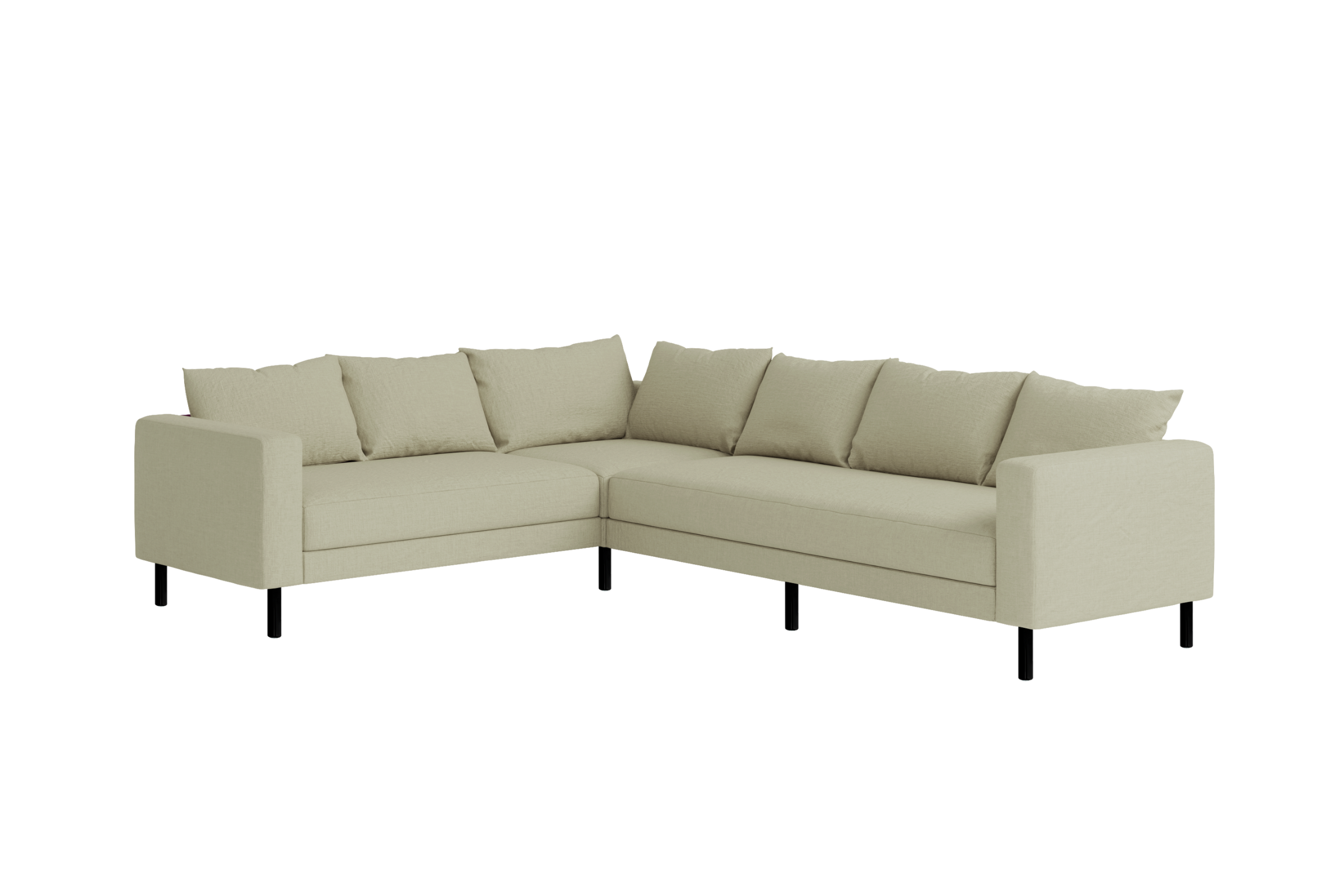 The Essential Corner Sectional | 6 Seat | Hemp Blend