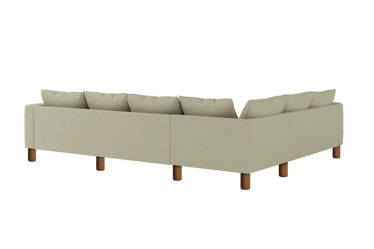 The Essential Corner Sectional | 6 Seat | Hemp Blend