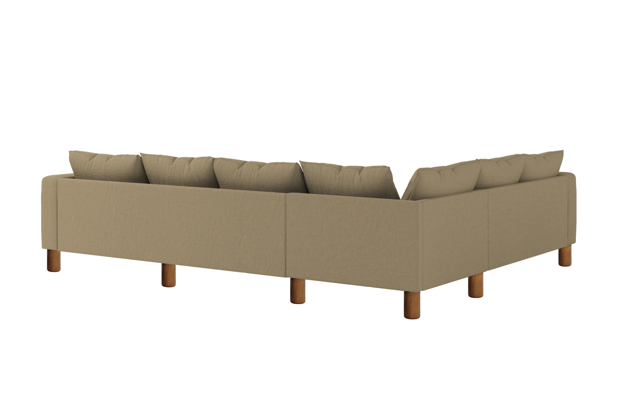 The Essential Corner Sectional | 6 Seat | Hemp Blend